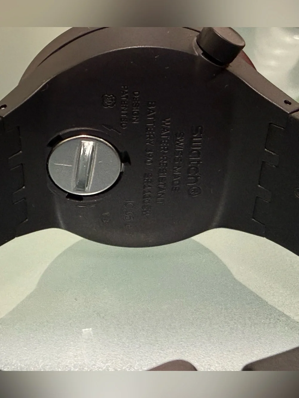 Swatch 47mm Bioceramic Big Bold C-BLACK Quartz SB03B100 Watch Brand New Open Box